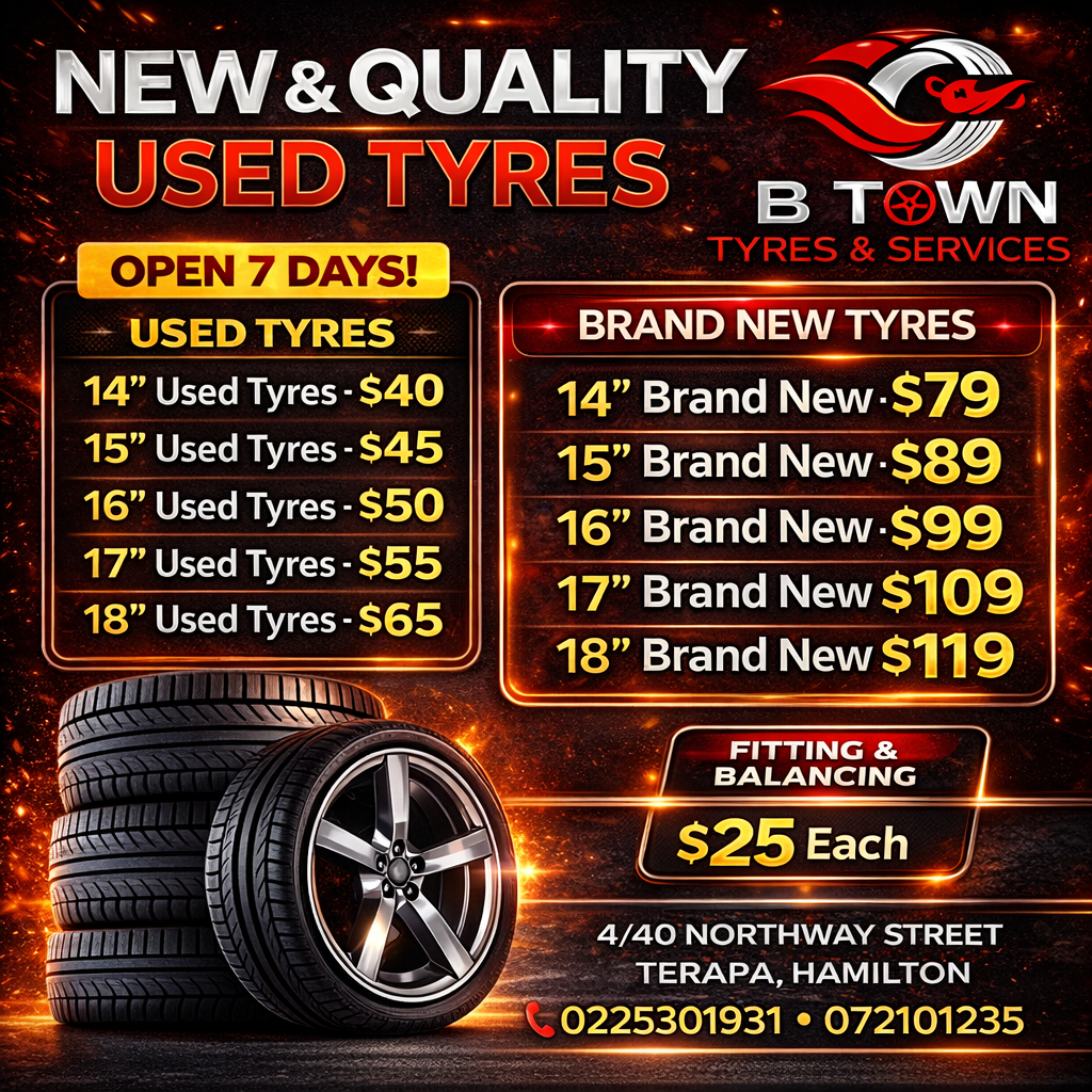 BTown-Best-Cheapest-Tryes-Brand-New-Used-Tyres-Hamilton-NZ
