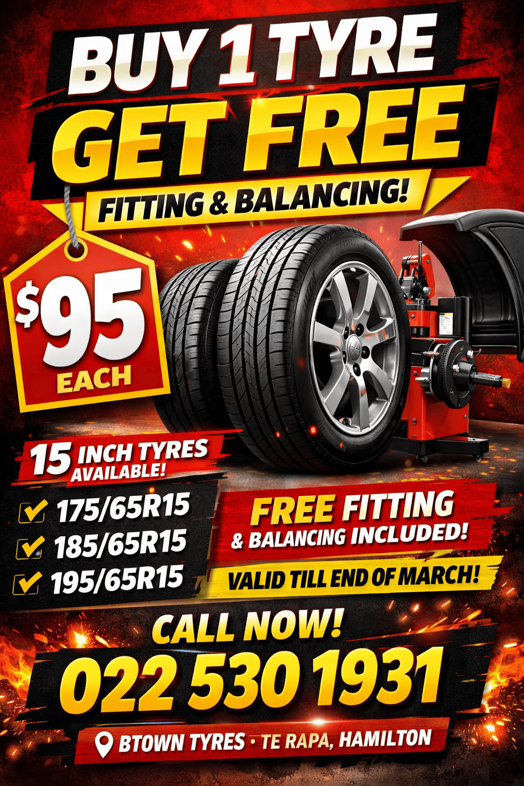 Buy tyres Hamilton Cheap tyres Hamilton NZ Tyre deals Hamilton Affordable tyres Hamilton Car tyres Hamilton New Zealand 15 inch tyres Hamilton 175/65R15 tyres Hamilton 185/65R15 tyres Hamilton 195/65R15 tyres Hamilton