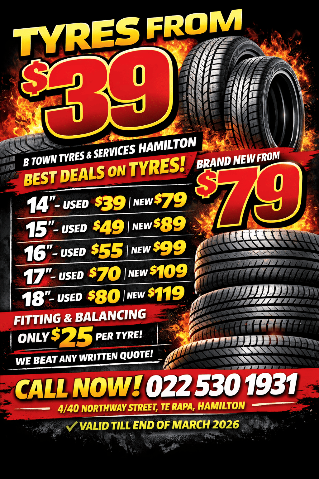 cheap tyres in Hamilton NZ best tyre deals in Hamilton tyre shop open 7 days Hamilton affordable car tyres Hamilton NZ buy tyres Hamilton New Zealand tyre fitting and balancing Hamilton