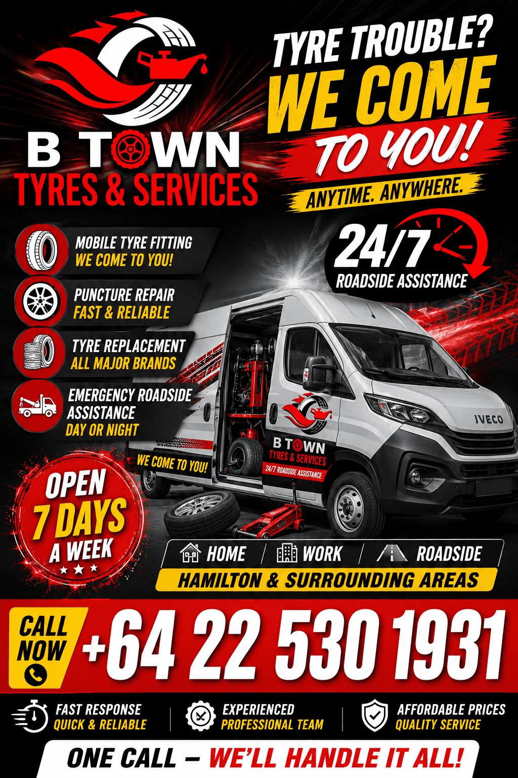 MOBILE TYRE FITTING SERVICE